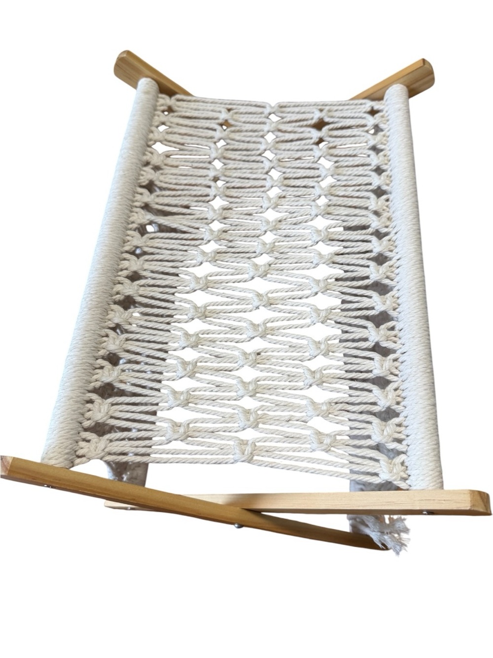 Macrame Magazine Holder Rack Boho Storage Standing Rack Book Newspaper Decor - Picture 9 of 14